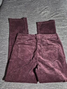 Croft & Barrow Plum Corduroy Skinny Jeans